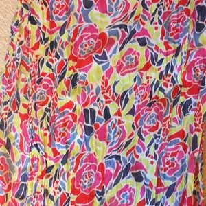 Multi colored wrap or scarf